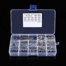 240-piece assortment kit of M3, M4, M5, M6, and M8 socket head cap screws with hex keys - DBA