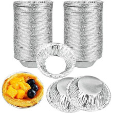 Tart Pan - Aluminum - 250 Pieces - Non-stick - Durable - Ideal for Pastries