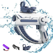Automatic Water Gun, 140ml Large Capacity, 10m Long Range, for Children and Adults, Summer Garden, Swimming Pool, Beach
