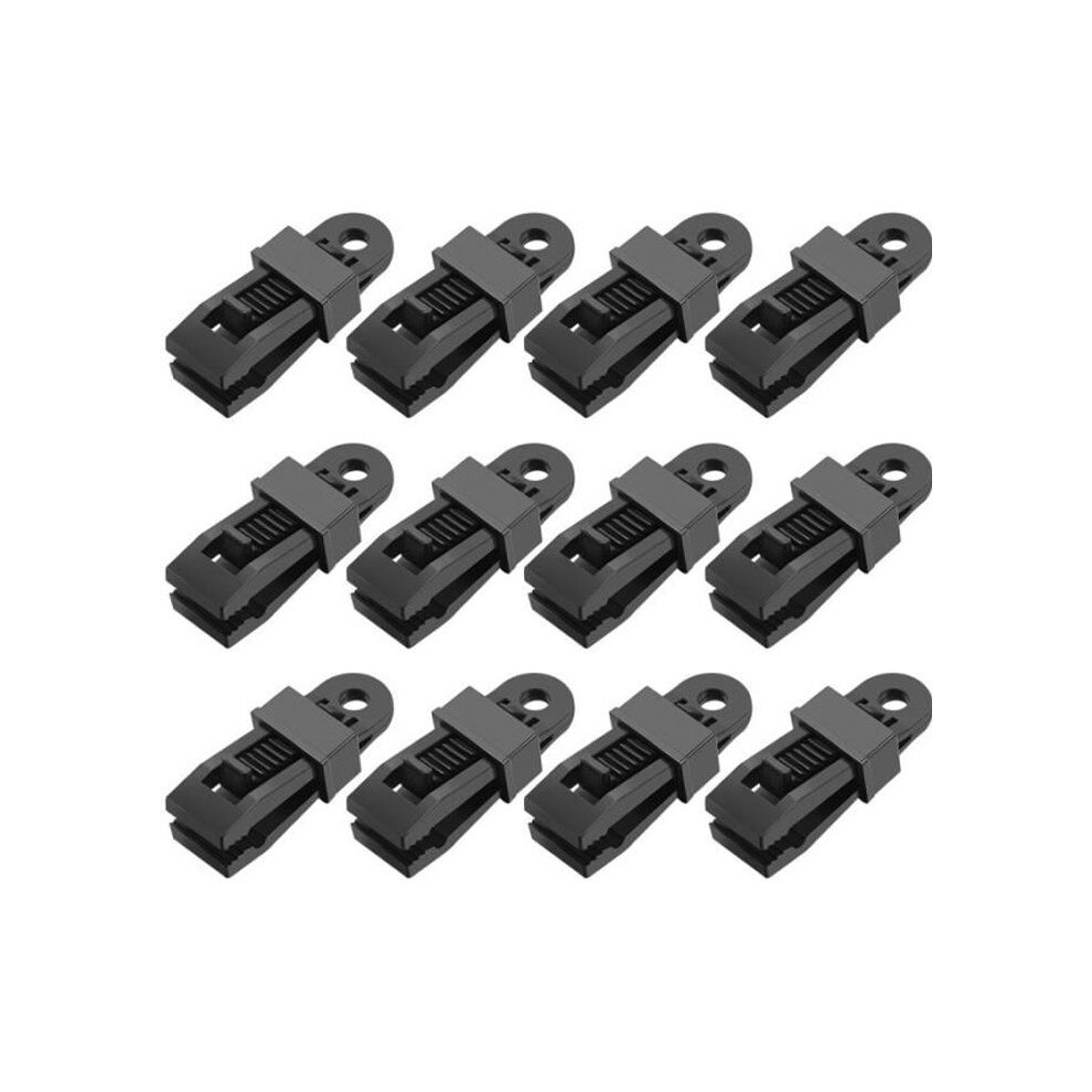 25 Pieces Durable Portable Multifunctional Tarp Clips Tent Fixing Awning Clamps For Rope Camping 9149891704756