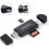 Memory card reader - ZISONIX - RD320 - USB, Micro USB, USB-C - Compatible with SD and Micro SD cards - 4 in 1 1