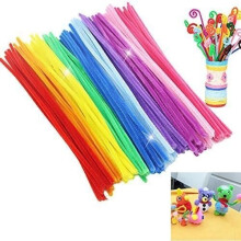 200 Pcs Chenille Stems, Creative Material for Crafts, 0.6 x 30 cm Plush Toys for Children's DIY and Decoration