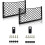 Set of 2 elastic storage nets with plastic hooks for car, caravan, motorhome, boat[80] 1
