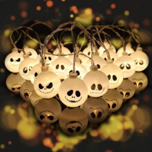 Decorative Halloween string lights, 20 LEDs with 3 lighting modes for Halloween, parties, indoor and outdoor use