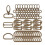 Haberdashery Accessories - BIGILANTUH - Handbag Snap Hook - 3.2 cm - Bronze 1