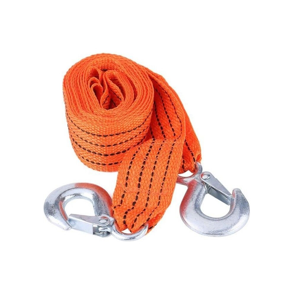 Tow Strap - Vingvo - 4M X 4Cm - High-Strength Nylon - 3-Ton Load Capacity - Safety Hooks 9149891702233
