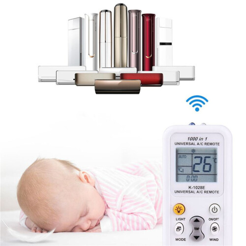 3X Universal 1000 in 1 LCD Low Power Consumption K-1028E Air Condition A/C Remote Control Controller 2