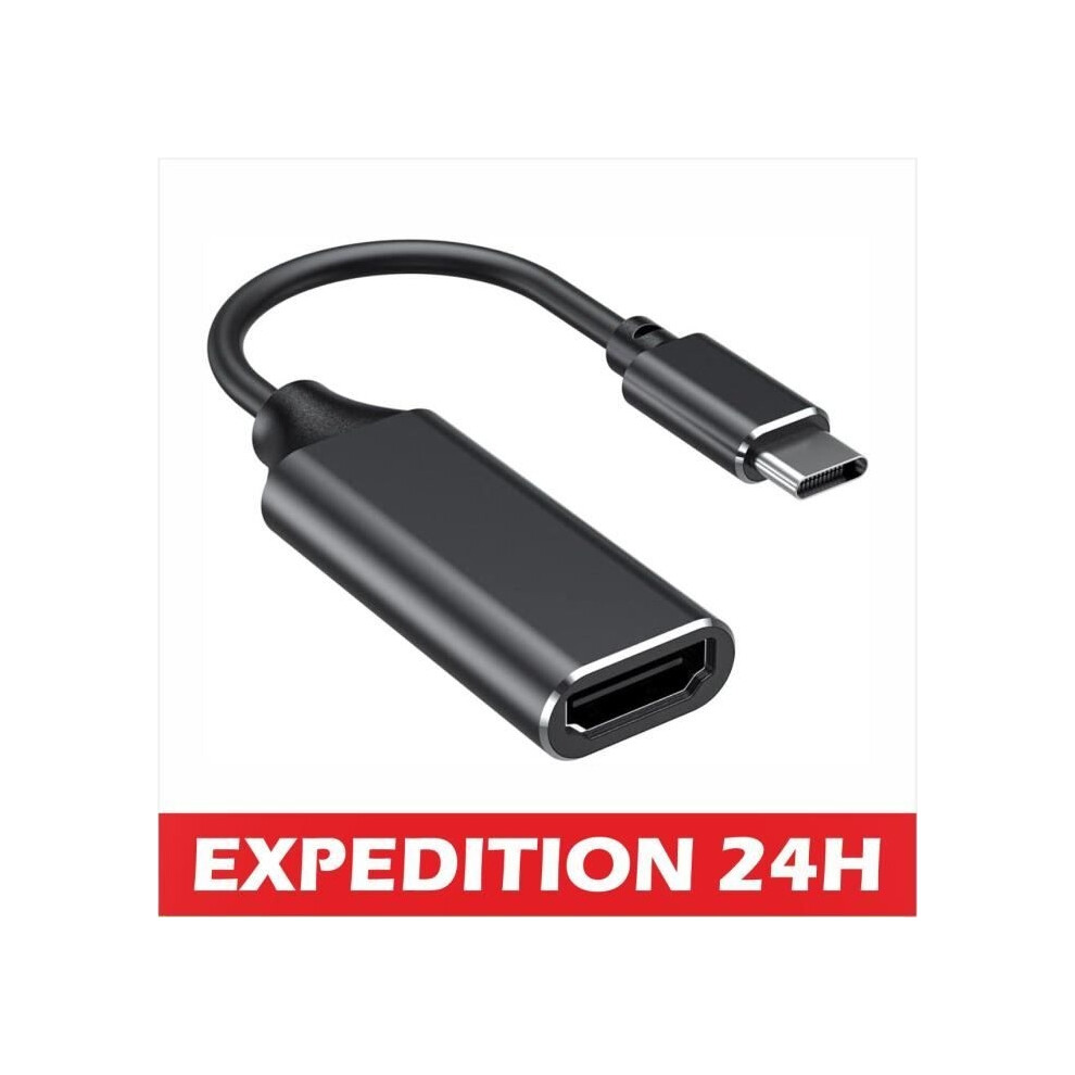 Usb-C To Hdmi Adapter - Cuszwee - 4K - Thunderbolt 3 Compatible - For Macbook - Cord White 9149891703452