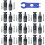 Cable connectors - MC4 - 10 pairs - Male/Female - 63 A - Black 1