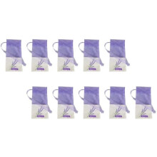 22 Pieces Lavender Drawstring Bags Dried Empty Lavender Flower Small Sachet Gift Bags Wardrobe Perfume Sachet for Lavender [393]