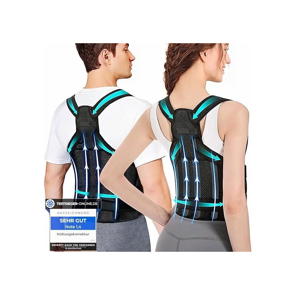Aihontai Posture Corrector - Dibotell - Adjustable - Breathable - For Adults - Unisex