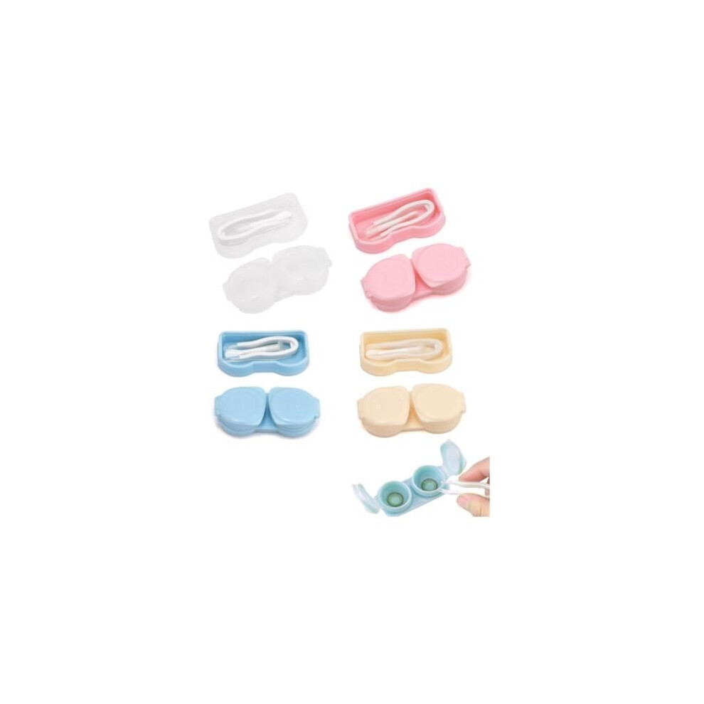 Aihontai Contact Lens Case - Not Specified - 4 Pcs - 100% Waterproof - Convenient For Travel - Applicator Included