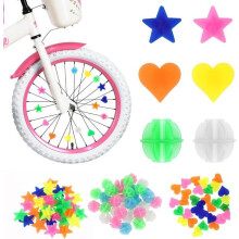 216 Pieces Colorful Bicycle Spoke Beads Bicycle Wheel Spoke Beads Bicycle Wheel Spoke Decorations for Boys