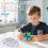 Magic Cube Puzzle, 25 Cards with 100 Problems, Rotating Puzzle Triangle Color Blocks 2