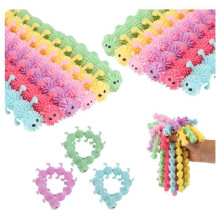 Set of 15 colorful stretchy ropes for children and adults, autism and treatment of