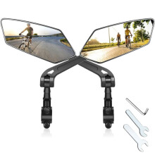 Rétroviseur de Vélo, Réglage de la Rotation à 360 Degrés, Adapté Aux Vélos et Aux Véhicules Électriques