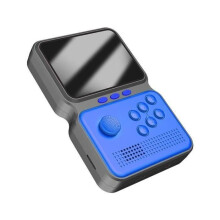 Portable Console - Game Boy - Retro - 900 Games Included - 3-inch Screen - Rechargeable Battery - Cyan Color