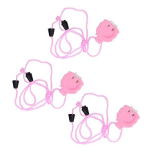 SURENHAP Crochet Row Counter - Small, Portable, Improves Knitting Efficiency - White and Pink