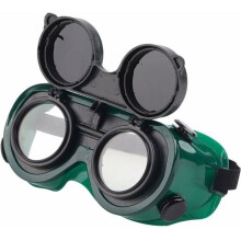 Flip-up front welding goggles, protective eyewear for welders with 50mm lens, PZCC safety glasses