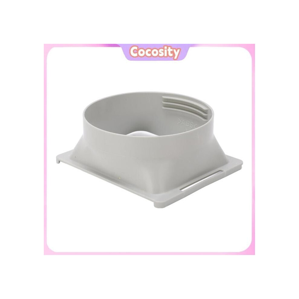 5.9-6In Portable Air Conditioner Exhaust Fitting Adapter, Square To Round Hose Coupler For 6In Square Hose 9149891722279