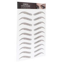 Duokon Waterproof Eyebrow Sticker Professional Eyebrow Tattoo Transfer Sticker