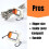 Square Cable Tie Organizer Portable Fluorescent Storage Cable Tie Holder Cable Tie Storage Tool Fluorescent Organize 5