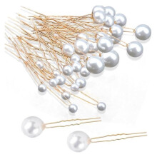 Hairpins - Wedding - 36 Pcs - Beads - Easy to Use - Reusable