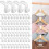 64 Pcs Hanger Hooks, Extension Clips, Connector Hooks for Space Saving Mini Cascading Hangers Organizer (White) 1