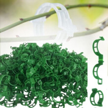 150 Pieces Secure Plastic Plant Clips - Clips for Securing Garden Plants - Green