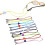 12 Pcs Adjustable Non-Slip Children's Eyeglass Cord (Random Color) 1