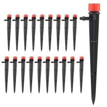 Goutteurs d'irrigation - Lot de 20 - Réglables - Arrosage du jardin - Installation facile