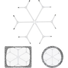 Attaches pour draps-housses, sangles élastiques réglables avec 12 pinces métalliques pour matelas et planches à repasser