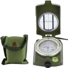 Boussole de navigation - Marque - Camping professionnel - Randonnée en plein air - Verte