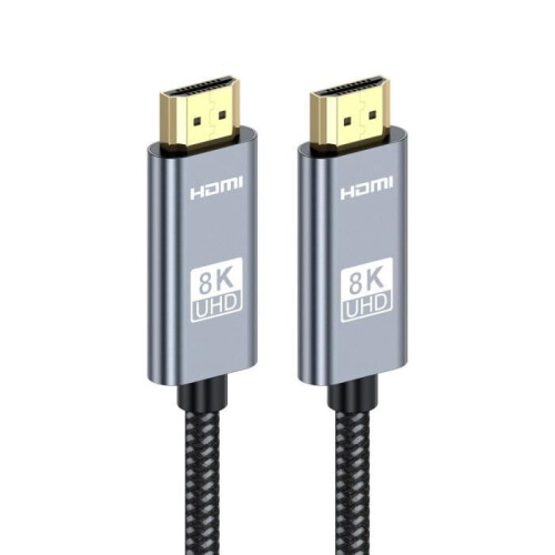 Câble HDMI 2.1 - HAUTSTORE - 5 m - 8K 60 Hz - HDR dynamique - Dolby Vision