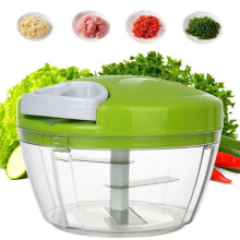Mini hachoir à viande manuel avec lames en acier inoxydable pour fruits, légumes et viandes, 13 x 10 cm
