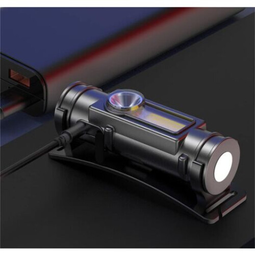 Pack 18650 COB LED Headlamp with USB Rechargeable Battery 2