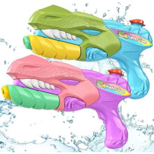Pistolet à eau en plastique, jouet aquatique avec une longue portée de 6 à 8 m, idéal pour la piscine, le jardin et la plage.
