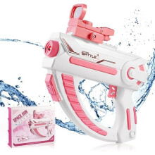 Pistolet à eau électrique pour enfants, pistolet à eau automatique pour la plage et la piscine, batterie rechargeable USB
