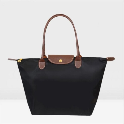 Sac de courses - Oxford Grill - Noir - Nylon - Pliable - Fermeture éclair