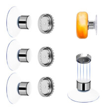 Porte-savon magnétique - Acier inoxydable - Lot de 3 - Ventouse - Salle de bain - Cuisine