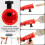 Multi-Angle Paint Brush Extender with Paint Brush, Extension Pole Attachments for Painting Roller, Paints Edger Tool 6