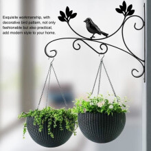 Crochet pour fleurs, support de suspension en fer pour plantes, décoration de jardin