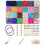 Kit de création de bijoux - Multicolore - 4000 perles - 100 perles dorées - 50 lettres - Assortiment 1