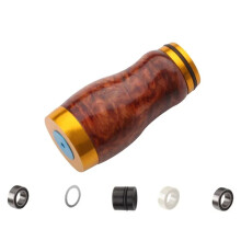 Fishing Wheel Wood Knob Grip for  /  Baitcasting Reel Spinner Reel Wood Cork Rocker Knobs Fishing Tackles B