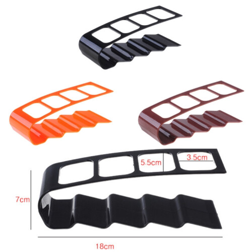 Four-Compartment Compatible Remote Control Desktop Organizer (Orange) :orange Surprise Gift 1