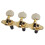 Classical Guitar Tuning Peg Acoustic Guitar Tuners 1:18 Tuning Key 3 Left 3 Right Guitars Knobs Replacement 3