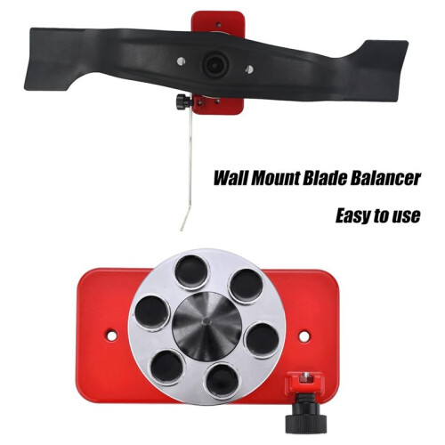 Blade Balancer Replace for 339075B Lawn Mower Blade Balancer Magnetic Wall Mount 42-047 Red 2
