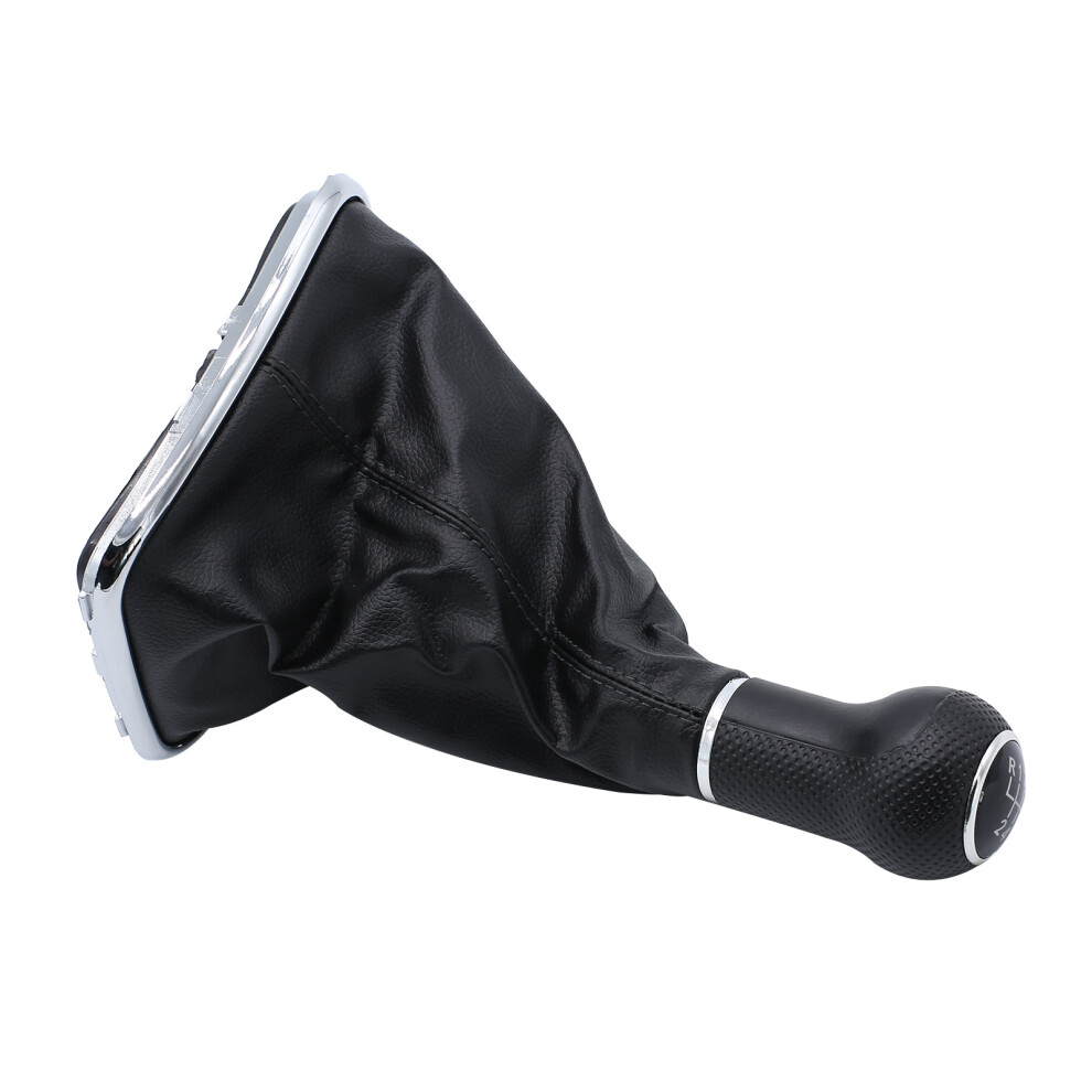 5 Speed Gear Shift Gaitor Knob Cover Pu Black 7293282642072