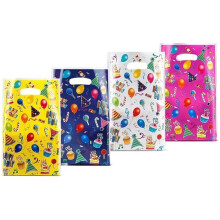 Sacs cadeaux - Non spécifié - 60 pièces - Couleurs vives - 4 modèles différents - Faciles à transporter