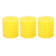 Éponge filtrante pour aquarium - SURENHAP - Lot de 3 - 76 x 70 mm - Filtration efficace - Sans danger pour les poissons
